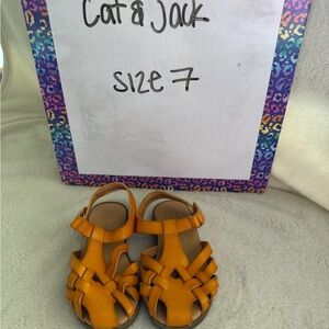 Cat & Jack Kids Mustard Yellow Sandals
